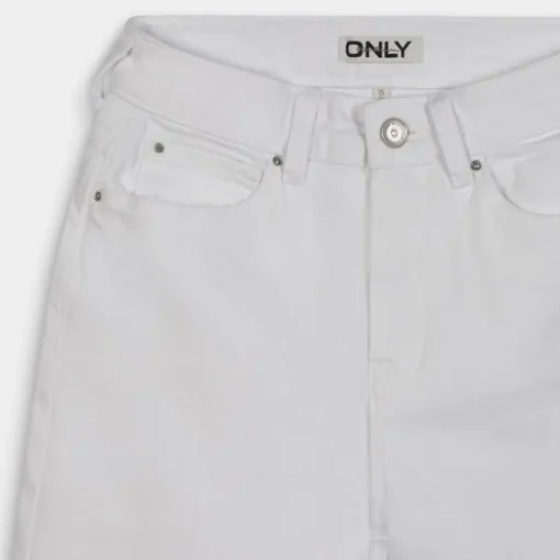 ONLEMILY STRETCH HW STR ANK- PANTALONI BIANCO 15292435