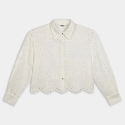 ONLVALAIS L/S SHIRT- T-SHIRT CLOUD DANCER 15269568