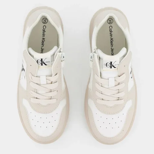 PATTY- SNEAKERS BEIGE BIANCO 80552
