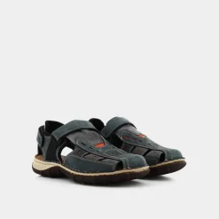 PELLE- SANDALI BLU SL-E23U-03