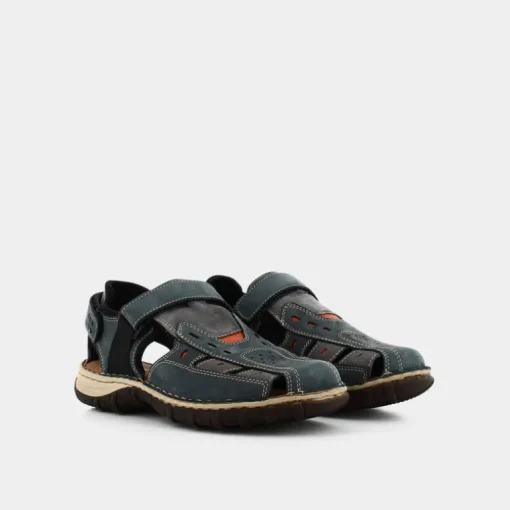 PELLE- SANDALI BLU SL-E23U-03