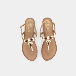 PELLE- SANDALI BEIGE SY-E23D-15