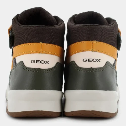 PERTH- SNEAKERS DK GREEN/OCHREYELLOW J367RF0MEFUC0966