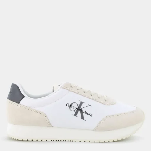 PHUKET RETRO RUNNER- SNEAKERS BRIGHT WHITE/C WHITE/CHARCOAL GREY YM0008040K6