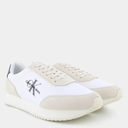 PHUKET RETRO RUNNER- SNEAKERS BRIGHT WHITE/C WHITE/CHARCOAL GREY YM0008040K6