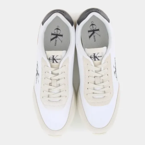PHUKET RETRO RUNNER- SNEAKERS BRIGHT WHITE/C WHITE/CHARCOAL GREY YM0008040K6