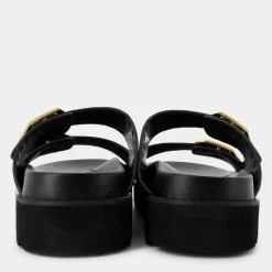 POLA STUDS- SANDALI NERO PLS90662