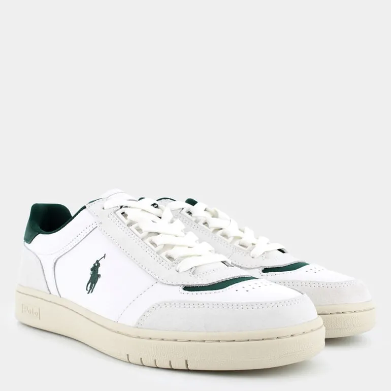 POLO CRT SPT- SNEAKERS DECKWASH WHITE/FOREST 809940317