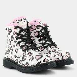 PRIMI PASSI BIANCO LEOPARDATO ROSA ES-I23B-05