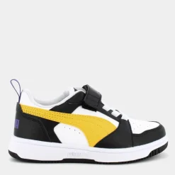 Rebound V6 Lo AC+ PS- SPORTIVE Black-Yellow Sizzle-White 397419