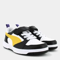 Rebound V6 Lo AC+ PS- SPORTIVE Black-Yellow Sizzle-White 397419
