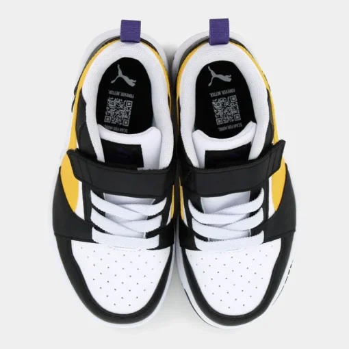 Rebound V6 Lo AC+ PS- SPORTIVE Black-Yellow Sizzle-White 397419