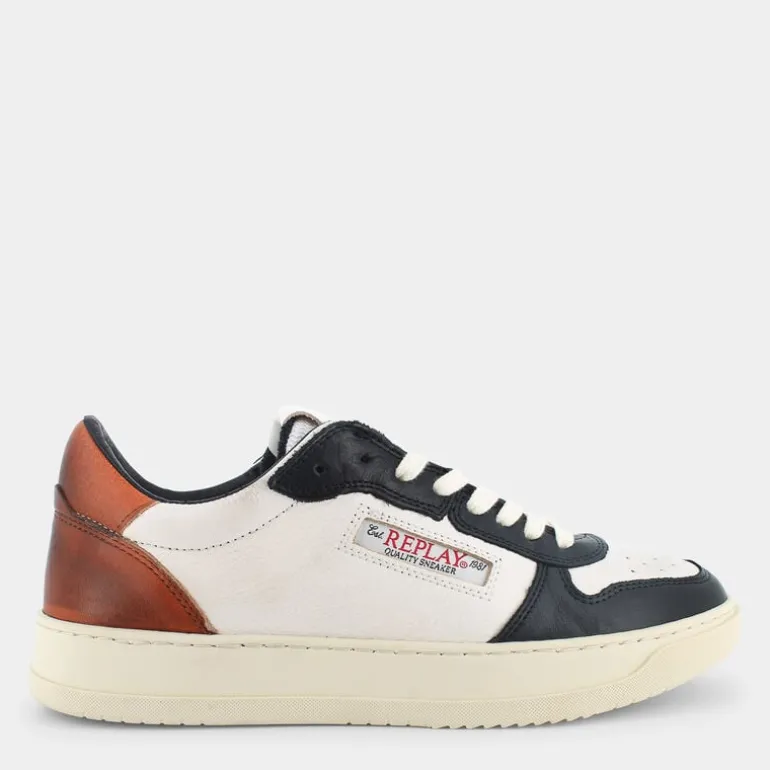 RELOAD- SNEAKERS BLACK/OFF WHITE/TAN RZ3R0024L