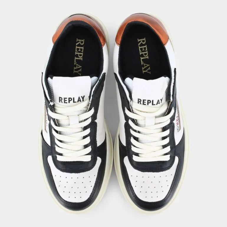 RELOAD- SNEAKERS BLACK/OFF WHITE/TAN RZ3R0024L