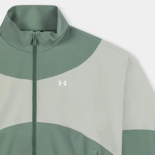 RIVAL WOVEN- MAGLIE E FELPE SILICA GREEN/HYDRO GREEN 1389631