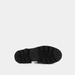 SANDAL W LEATHER BLACK- STRINGATE NERO CLW362600