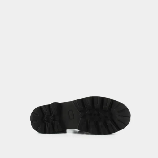 SANDAL W LEATHER BLACK- STRINGATE NERO CLW362600
