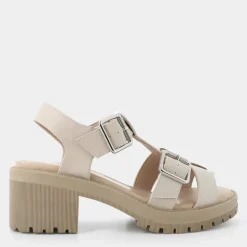 SANDALI BEIGE RE-E25D-23
