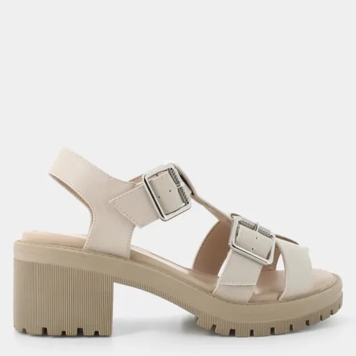 SANDALI BEIGE RE-E25D-23