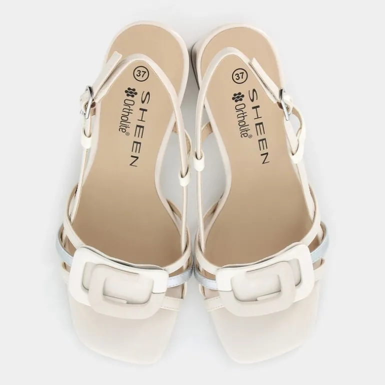 SANDALI BEIGE ME-E25D-40