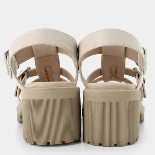 SANDALI BEIGE RE-E25D-23