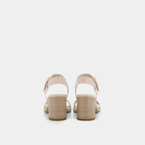 SANDALI BIANCO/NUDE E218654D