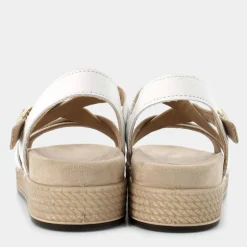 SANDALI BIANCO/ORO IM-E24D-25