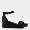 SANDALI NERO OL-E23D-06
