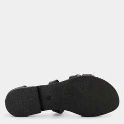 SANDALI NERO/CDF MA-E24D-06