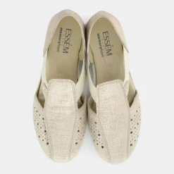 SANDALI PLATINO/BEIGE IM-E24D-02