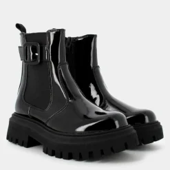 15933- SCARPONCINI E STIVALETTI NERO VERNICE AG-16682