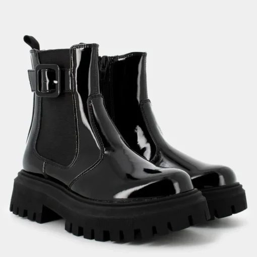 15933- SCARPONCINI E STIVALETTI NERO VERNICE AG-16682