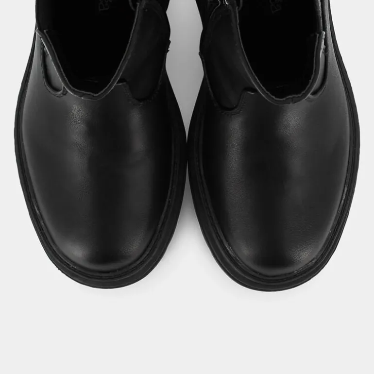 SCARPONCINI E STIVALETTI NERO SM-I23B-07