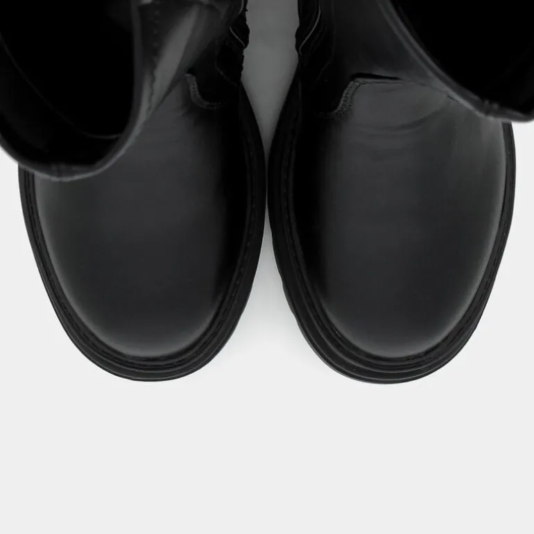 SCARPONCINI E STIVALETTI NERO SM-I24B-06