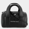 SCULPTED SQUARE BARREL BAG MONO- BORSE BLACK 12378-0GQ