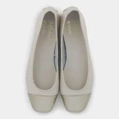 SIMONA- BALLERINA OFF WHITE/PLATINO GI-E25D-01