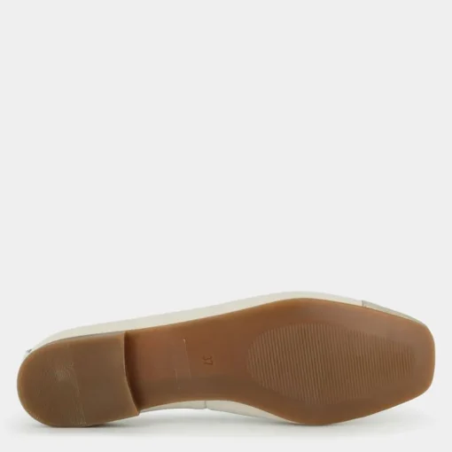 SIMONA- BALLERINA OFF WHITE/PLATINO GI-E25D-01
