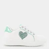 SNEAKERS BIANCO VERDE SM-E25B-06