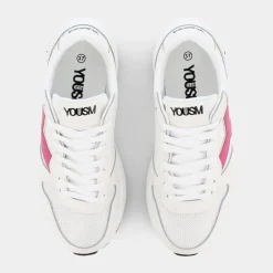 SNEAKERS BIANCO ROSA OW-E21D-06
