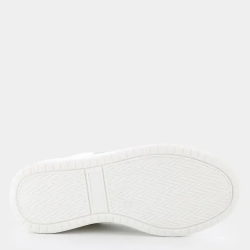 SNEAKERS BIANCO VERDE SM-E25B-06