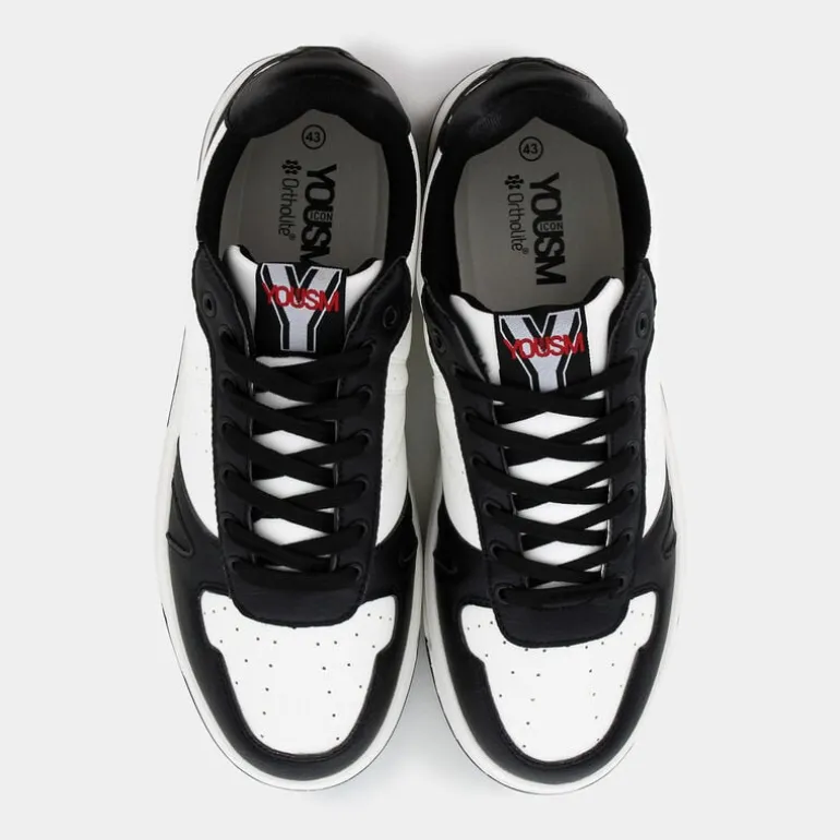 SNEAKERS BIANCO/NERO HZ-I24U-01