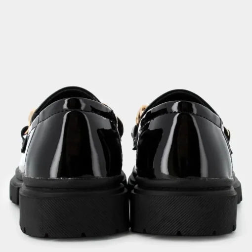 SNEAKERS NERO VERNICE SM-I24B-10