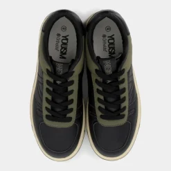 SNEAKERS NERO/VERDE OLIVA HZ-I24U-03
