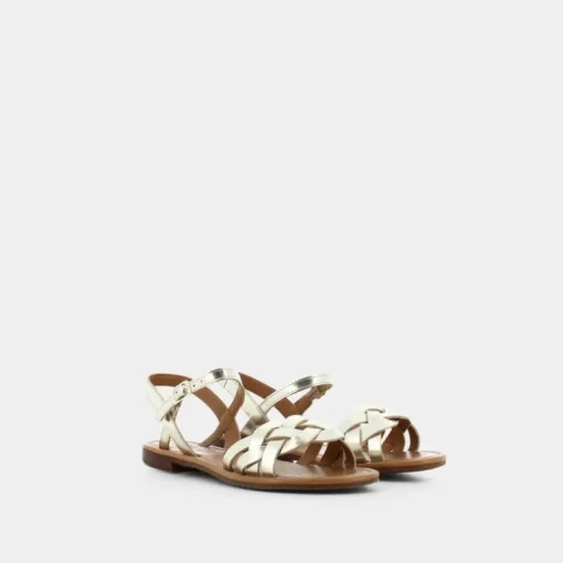 SOZY- SANDALI PLATINO D35LXB000CFC2012