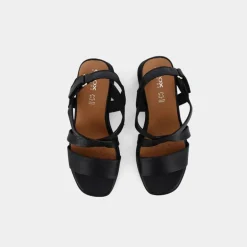 SPHERICA- SANDALI NERO D35G0D000TUC9999