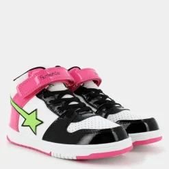 SPORTIVE NERO/FUCSIA/VERDE FLUO ES-I24S-19