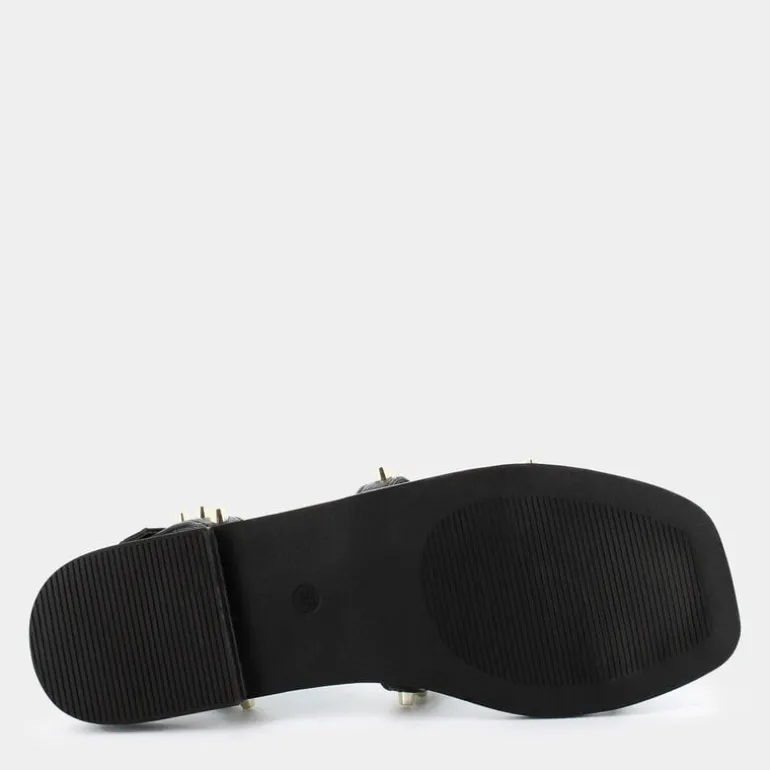 SU SOFT- SANDALI NERO RE-E24D-16