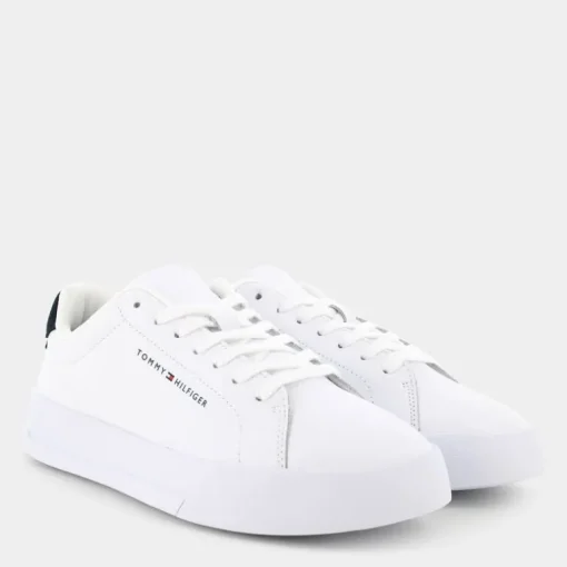 TH COURT LTH DETAIL ESS- SNEAKERS WHITE/DESERT SKY FM0FM05367