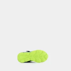 THERMO-FLASH- SPORTIVE Black Synthetic / Mesh / Blue & Lime Trim 400103L