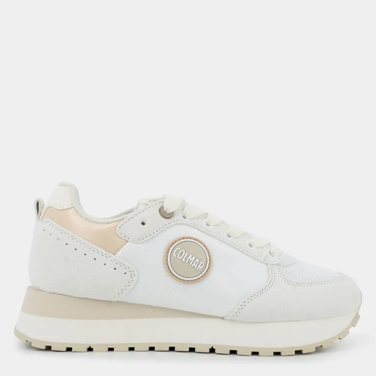 TRAVIS AUTHENTIC- SNEAKERS WHITE / LT GOLD TRAVIS